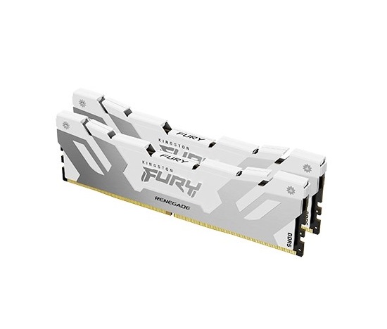 KINGSTON DIMM DDR5 32GB (Kit of 2) 7200MT/s CL38 FURY Renegade Bílá XMP