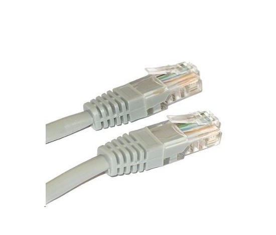 XtendLan patch kábel Cat6, UTP - 1,5m, sivý