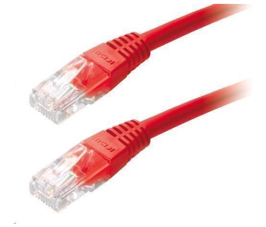 XtendLan patch kábel Cat5E, UTP - 3m, červený