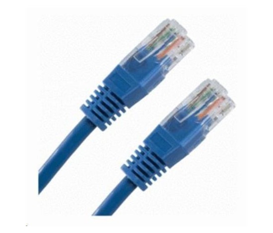 XtendLan patch kábel Cat5E, UTP - 5m, modrý