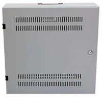 XtendLan 19" nástěnný vertikální rozvaděč 2U+4U 540x150, perforované dveře, šedý