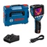 BOSCH GTC 600 C termokamera, IP54, ochrana proti nárazu, 49152 měřících bodů, akumulátor GBA 12V 2.0Ah