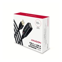 AXAGON ADR-215, USB 2.0 A-M -> A-F aktívny predlžovací / repeater kábel, 15m