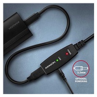 AXAGON ADR-220, USB 2.0 A-M -> A-F aktívny predlžovací / repeater kábel, 20m