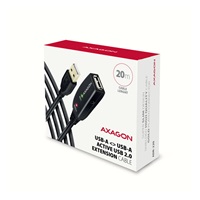 AXAGON ADR-220, USB 2.0 A-M -> A-F aktívny predlžovací / repeater kábel, 20m