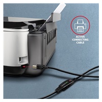 AXAGON ADR-220B, USB 2.0 A-M -> B-M aktívny prepojovací / repeater kábel, 20 m