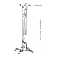 Stropní držák na projektor Fiber Mounts M5C81