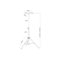 Stativ na projektor Fiber Mounts M9C53
