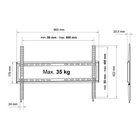 Fixní TV držák Fiber Mounts FM02