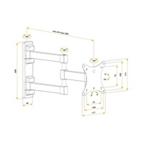 Držák Tv monitoru Fiber Mounts FM234