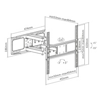 Nástěnný držák na televizi Fiber Mounts Solid-1