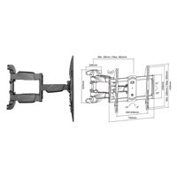 Otočný držák na televize Fiber Mounts Super-3