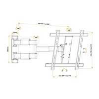 Polohovací držák Tv Fiber Mounts NICE-1