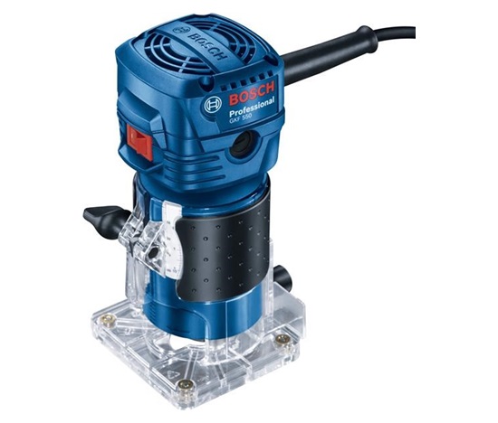 BOSCH GKF 550, ohraňovací frézka, 550 W, 33.000 ot/min, 6 mm