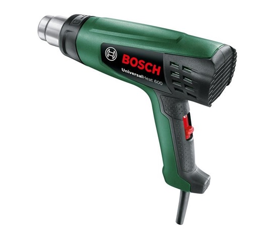 BOSCH UniversalHeat 600, horkovzdušná pistole, 1.800 W, 200 / 350 / 500 l/min