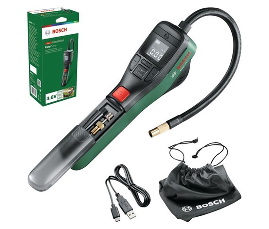 BOSCH EasyPump, akumulátorová hustilka, 3,6 V, 10,30 bar, 150 psi