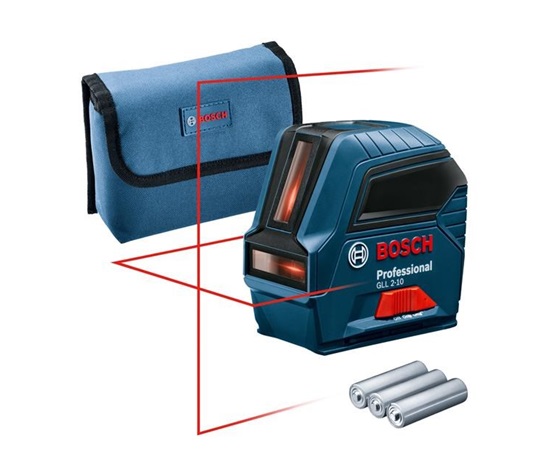 BOSCH GLL 2-10, čárový laser, dosah 10 m