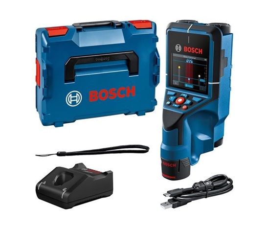 BOSCH D-tect 200 C, detektor, hloubka 200 mm, akumulátor