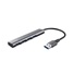 TRUST Rozbočovač Halyx Aluminium 4 Port USB 3.2 Gen1 Hub