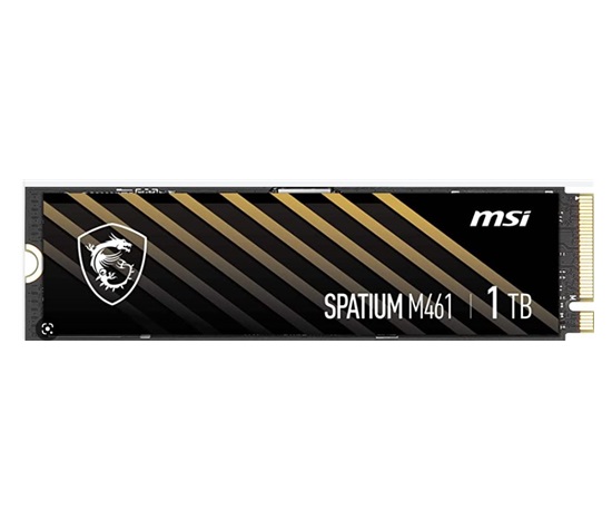 MSI SSD SPATIUM M461, 1TB, PCIe 4.0 NVMe M.2