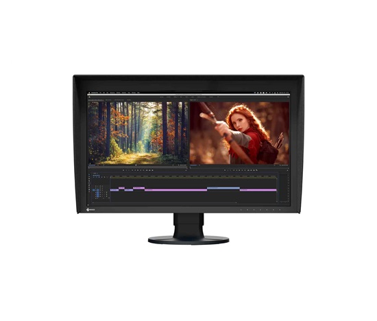 EIZO MT 27" CG2700X ColorEdge, IPS, 3840x2160, 10-bit, 500nit, 1450:1, 13ms, USB-C, DP, HDMI, USB, LAN, autokalibrace