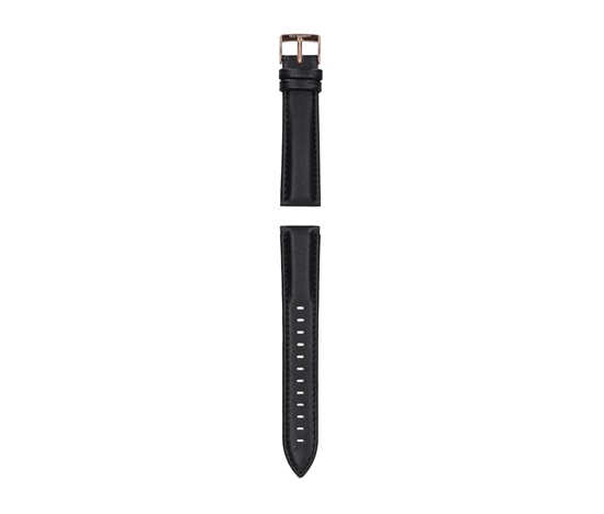 Garett Smartwatch řemínek 20 mm, černý se zlatou sponou