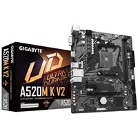 GIGABYTE MB Sc AM4 A520M K V2, AMD A520M, 2xDDR4, 1xHDMI, 1xVGA, mATX