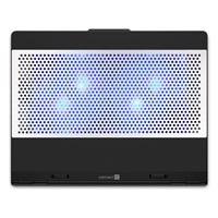 CONNECT IT FrostWind chladiaca podložka pod notebook s červeným podsvietením, čierna