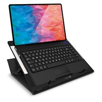 CONNECT IT FrostWind chladiaca podložka pod notebook s červeným podsvietením, čierna