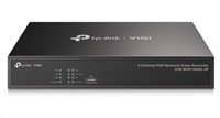 TP-Link VIGI NVR1004H-4P, videorekordér, 4 channels, 4xPoE, 1xSATA, 1x100Mb/s LAN, 2xUSB2.0, 1xHDMI,1xVGA