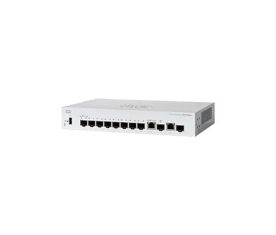 Cisco switch CBS350-8S-E-2G-EU (8xSFP, 2xGbE/SFP combo,fanless) - REFRESH