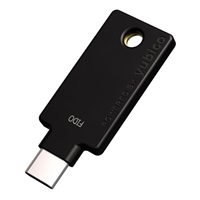 Security Key C NFC - USB-C, podporující vícefaktorovou autentizaci (NFC), podpora FIDO2 U2F, voděodolný