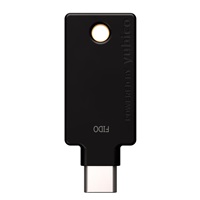 Security Key C NFC - USB-C, podporující vícefaktorovou autentizaci (NFC), podpora FIDO2 U2F, voděodolný