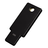 Security Key NFC - USB-A, podporující vícefaktorovou autentizaci (NFC), podpora FIDO2 U2F, voděodolný