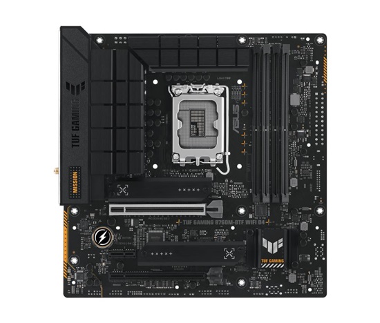 ASUS MB Sc LGA1700 TUF GAMING B760M-BTF WIFI D4, Intel B760, 4xDDR4, 1xDP, 1xHDMI, WI-FI