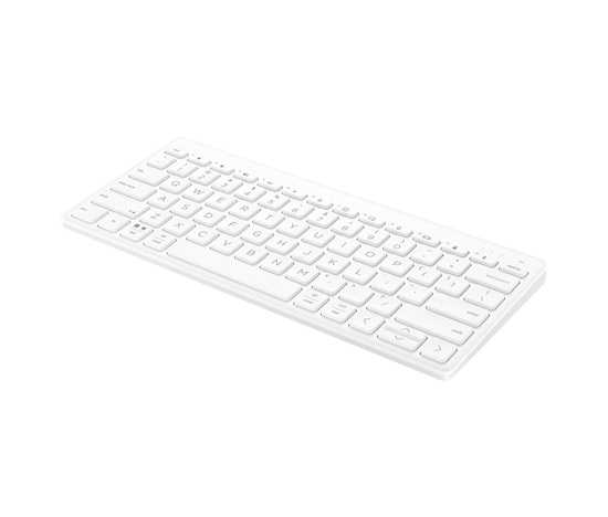 HP 350 Compact Multi-Device Keyboard White - CZ&SK lokalizace - kompaktní klávesnice BT pro více zařízení