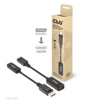 Club3D Active DisplayPort adaptér 1.4 na HDMI 4K120HZ HDR (M/F), čierna