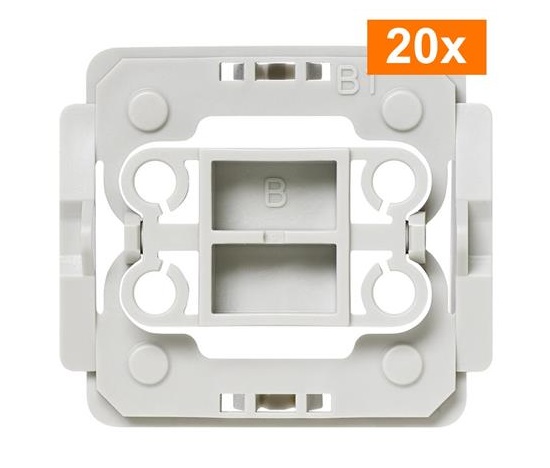 Homematic IP  Adaptér Berker B1, set 20ks - EQ3-ADA-B1-20