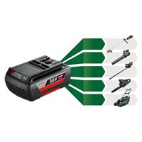 BOSCH AdvancedLeafBlower 36V-750, akumulátorový foukač na listí, 36 V, proudění 100 – 200 km/h, akumulátor 2.0 Ah