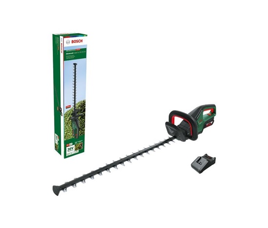 BOSCH AdvancedHedgeCut 36V-65-28, akumulátorové nůžky, 36 V, délka čepele 65 cm, rozteč zubů 30 mm, akumulátor 2.0 Ah