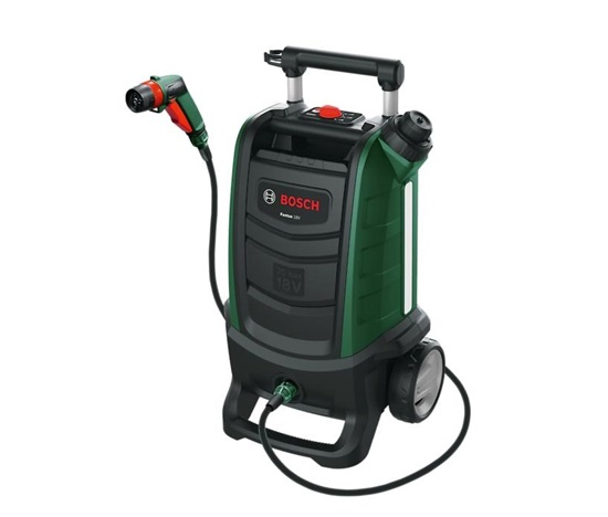 BOSCH Fontus 18V, akumulátorový venkovní čistič, 18 V, 20 bar