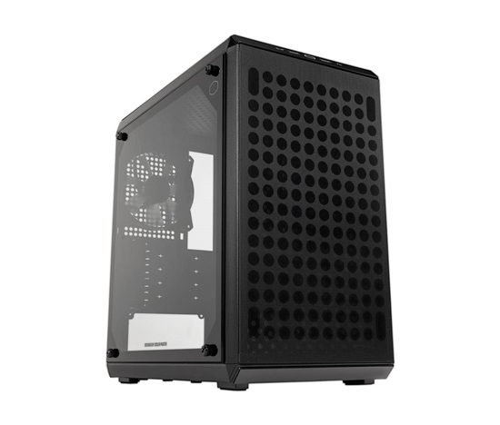 Cooler Master case MasterBox Q300L V2, mATX, Průhledná bočnice, 1x 120mm Fan, Černá