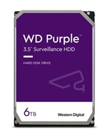 WD PURPLE WD64PURZ 6TB SATA/600 256MB cache, nízka hlučnosť, CMR
