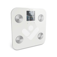 TrueLife FitScale W6 BT - Bioelektrická impedanční bluetooth váha - bílá