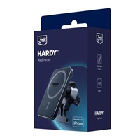 3mk držák do auta Hardy MagCharger, 15W bezdrátové nabíjení, MagSafe