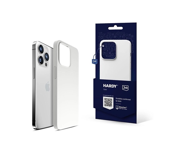 3mk ochranný kryt HARDY Silicone MagCase pro Apple iPhone 13 Pro Max, White