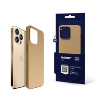 3mk ochranný kryt HARDY Silicone MagCase pro Apple iPhone 14 Pro Max, Gold