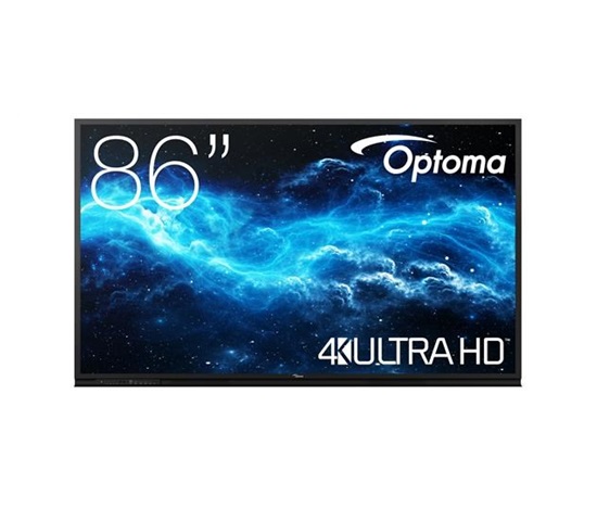 Optoma 3862RK IFPD 86" -  interaktivní dotykový, 4K UHD, multidotyk 40prstu, Android 11, 4GB RAM/ 32GM ROM,