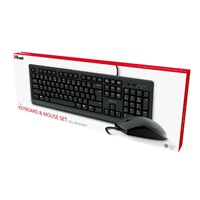 TRUST set klávesnica + myš PRIMO, USB, US