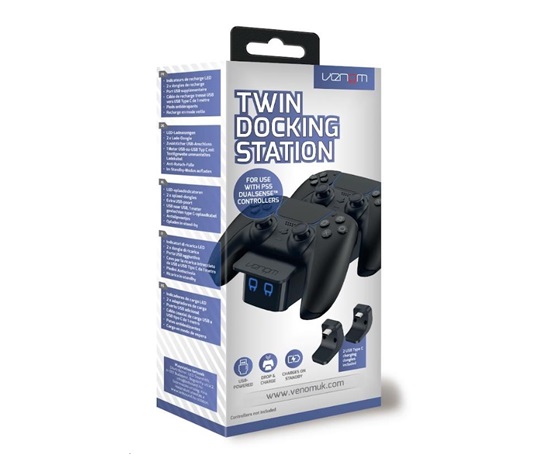 VENOM VS5007 Black PS5 Twin Docking Station